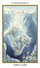 3 of cups - Polar Bear
